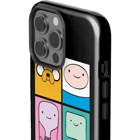 Adult Swim Adventure Time Character Tiles iPhone 15 Pro Max Impact Case